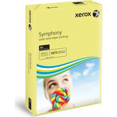 Xerox Symphony Renkli Fotokopi Kağıdı A4 80gr Sarı Fiyatı