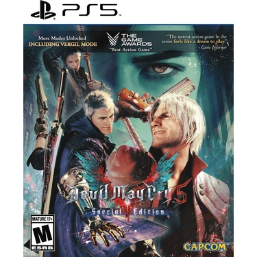 Capcom Devil May Cry (Special Edition) Aksiyon Oyun PS5 Genel Yaş İçin Eğlenceli Oyun