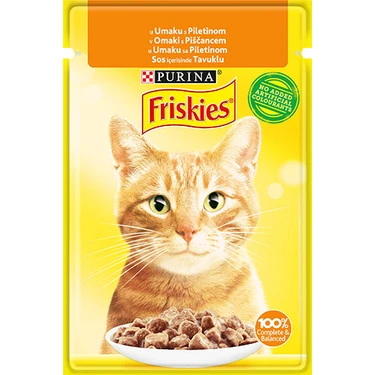 Friskies Tavuklu Pouch Kedi Konservesi 26 x 85 gr Tavuk Tatlı Besleyici