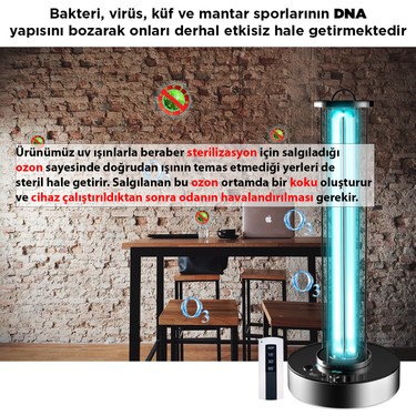 Westlec 38w Ultraviyole Uv C Hava Ortam Sterilizasyon Fiyati