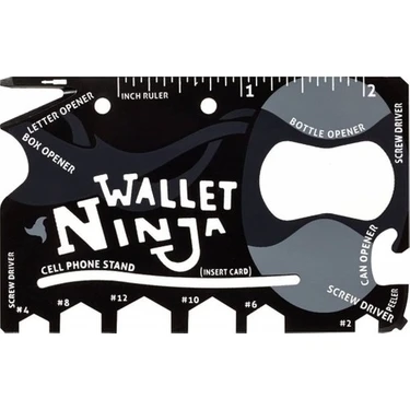 Ninja Wallet 18 In 1 Multi Tool