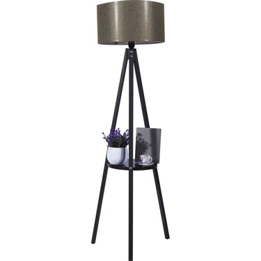 Seckin Home Haki Renkli Luks Siyah Sehpali Lambader Fiyati