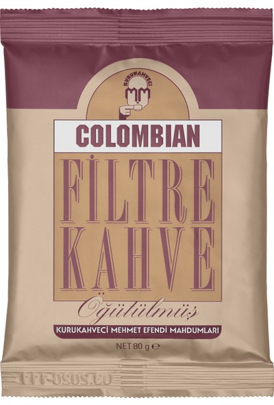Kurukahveci Colombian Filtre Kahve 80 gr