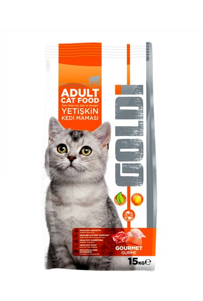 Goldi Gurme Yetişkin Kedi Maması 15 kg