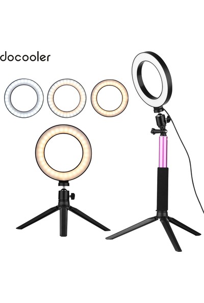 Docooler 6" Mini LED Halka Işık Fotoğrafçılık Lamba (Yurt Dışından)