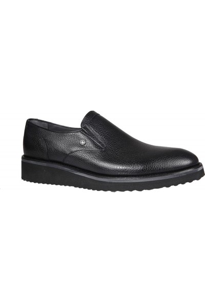 Mert Eser-Fosco 7105K Klasik Deri Siyah Erkek Günlük Ayakkabı