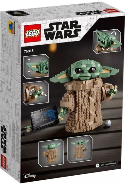 LEGO®Star Wars The Mandalorian The Child 75318 Yapım Seti; 10 Yaş ve Üzeri için Parçalarla Yapılan Oyuncak Model (1073 Parça)