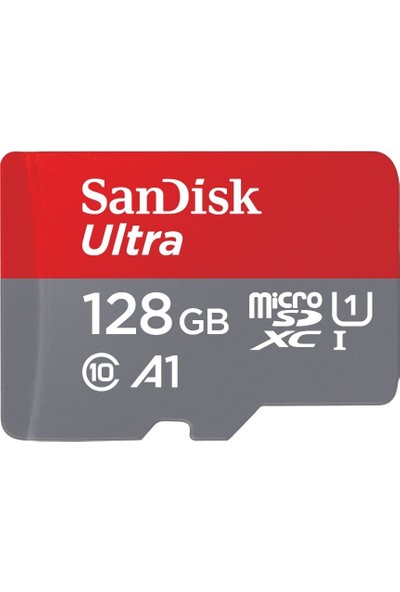 SanDisk Ultra® 128GB 120MB/s microSDHC A1 Class 10 UHS-I Hafıza Kartı (SDSQUA4-128G-GN6MN)