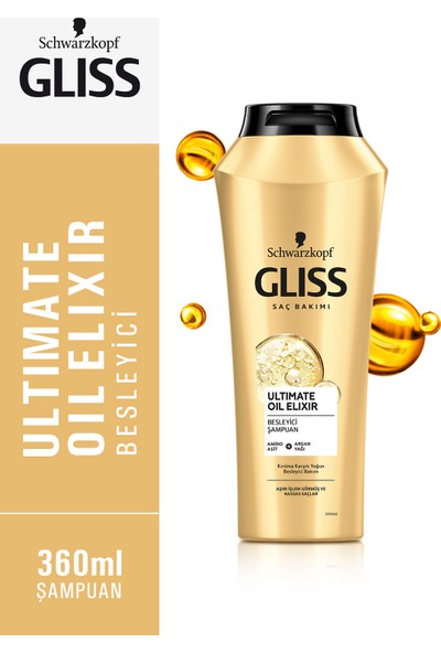 Gliss Ultimate Oil Elixir Şampuan 360 ml