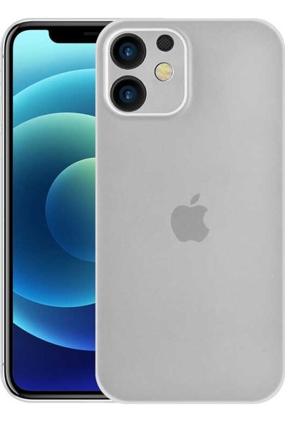 Teleplus Wiwu Apple iPhone 12 Kılıf Skin Nano Hayalet Sert Silikon Şeffaf