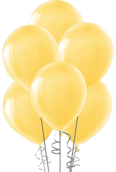 Asmet Balon Pastel Sarı 12Lİ