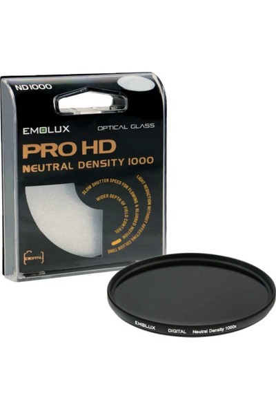 Emolux 82MM Pro Hd ND1000 10 Stop Nd Filtre