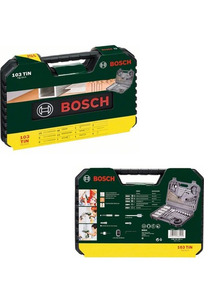 Bosch V-Line 103 Parça Karışık Aksesuar Seti - 2607017367