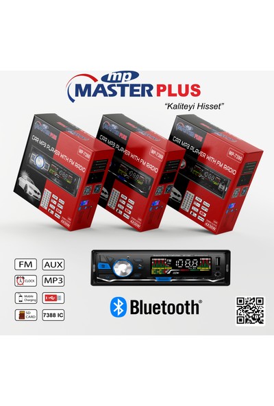 Master Plus Masterplus Bluetooth Oto Teyp