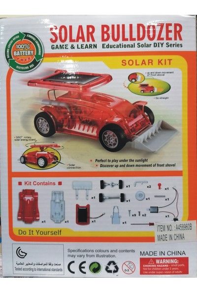 Pinokyo Solar Robot / Buldozer / Ithal Oyuncak