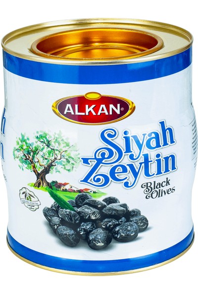 Alkan Az Tuzlu Siyah Zeytin 2 kg