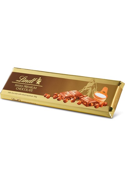 Lindt Swiss Tam Yağlı Fındıklı Sütlü Çikolata 300 gr