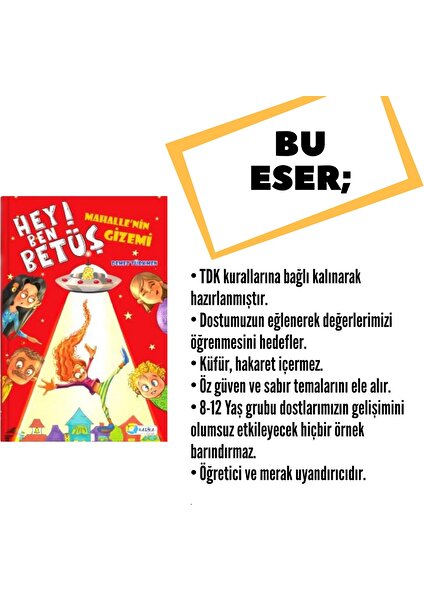 Hey Ben Betüş Serisi - 3 Kitap Set 8-12 Yaş İçin