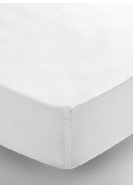 Penye Ara Ölçü Lastikli Çarşaf Beyaz 120 x 200 cm fırsatları