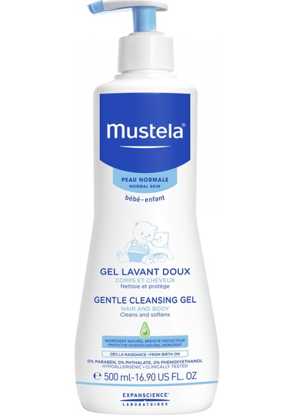 Yenidoğan Saç ve Vücut Şampuanı 500 ml