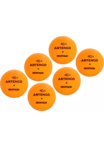 Turuncu 6 Lı 40+ Masa Tenisi Topu 2397079