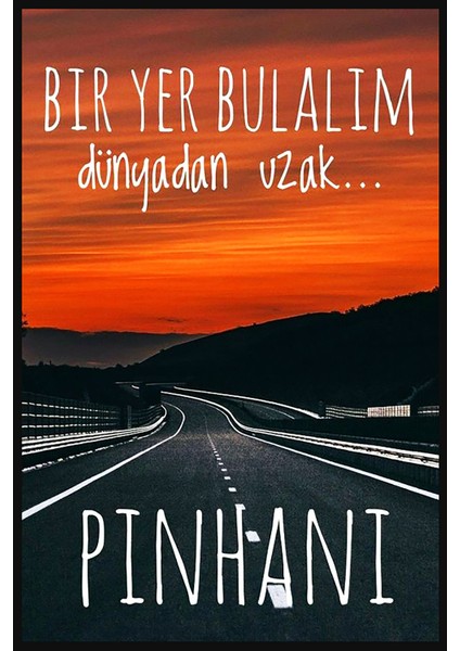 Retro Vintage Ahşap Poster