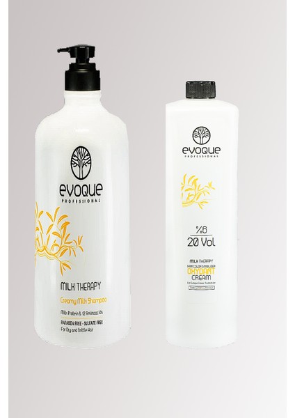Milk Therapy Sülfatsız Şampuan 1000ML +Milk Therapy Oksidan Krem