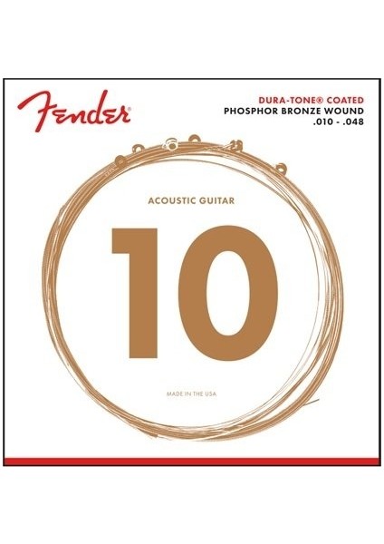 860XL Akustik Gitar Teli 10-48 Phosphor Bronze Dura Tone® Coated