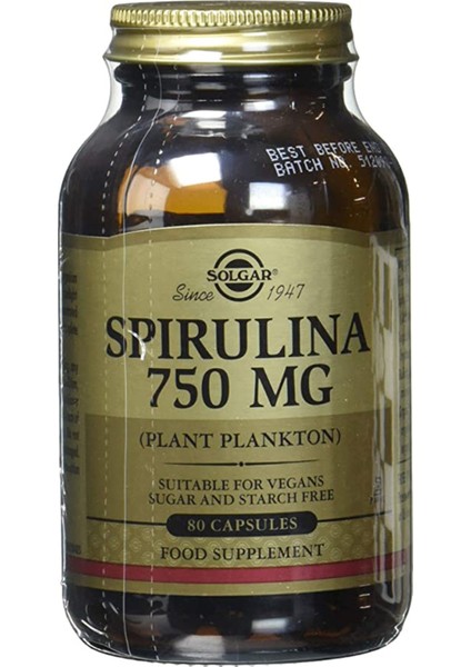 Spirulina 750 Mg 80 Tablet