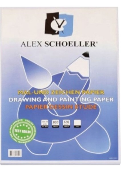 Alex Schoeller Resim Kağıdı 50 X 70 120 Gr-100'Lü