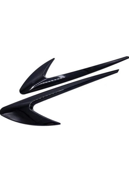 Üniversal Çamurluk Venti Sağ Sol Parlak Siyah Piano Black