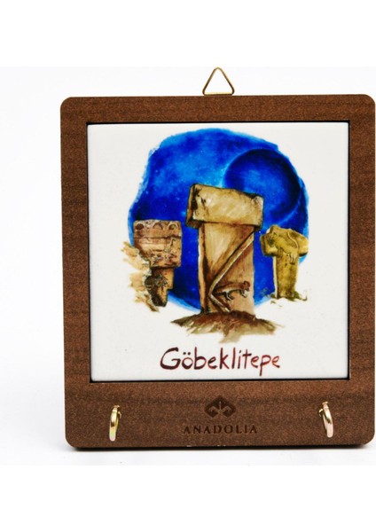 Göbeklitepe Serisi Gökyüzü Seramik Dekoratif Askılık
