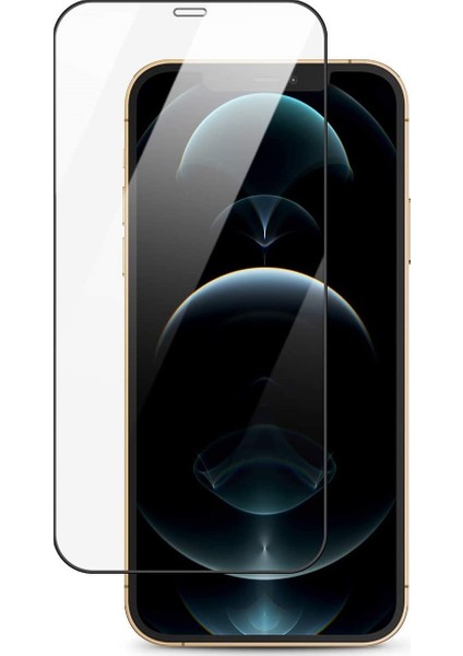 Apple iPhone 12 Pro 6.1" Tam Kaplayan 5d Ekran Koruyucu Cam