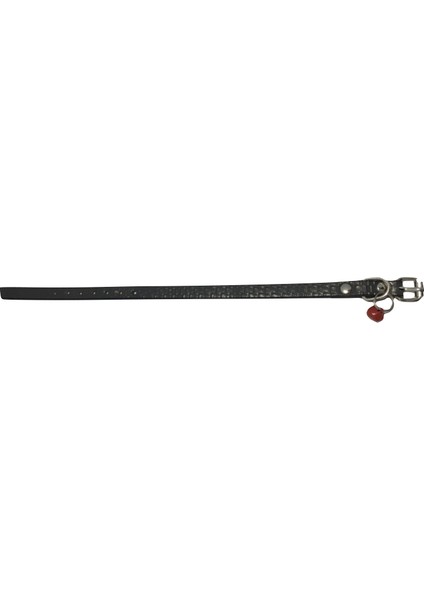 Gri Kendinden Kabartma Desenli Derili 1 cm Metal Kilit Tokalı Zilli Kedi Tasması fiyatları