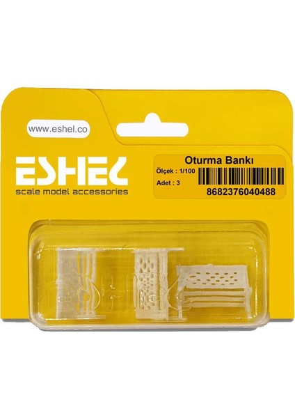 Maket Oturma Bankı 1/100 Ölçekli 3'lü fiyatları