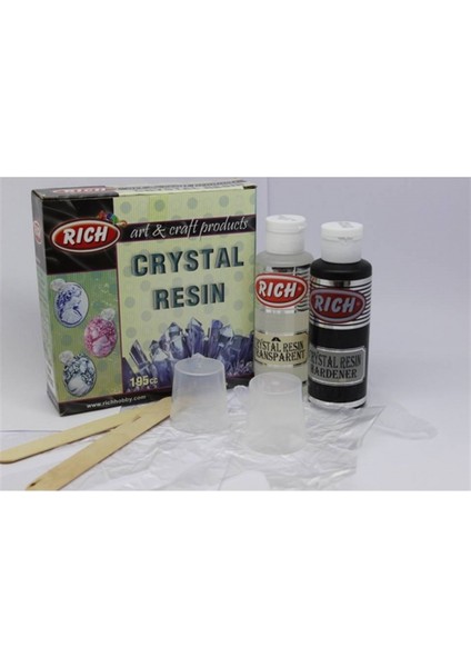 Crystal Resin Şeffaf Kristal Reçine Set 195 cc