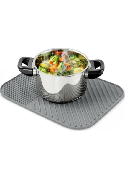 Silikon Bulaşık Kurutma Matı Tepsisi Mutfak Altlığı ( 34,5X26,5 cm ) fiyatları