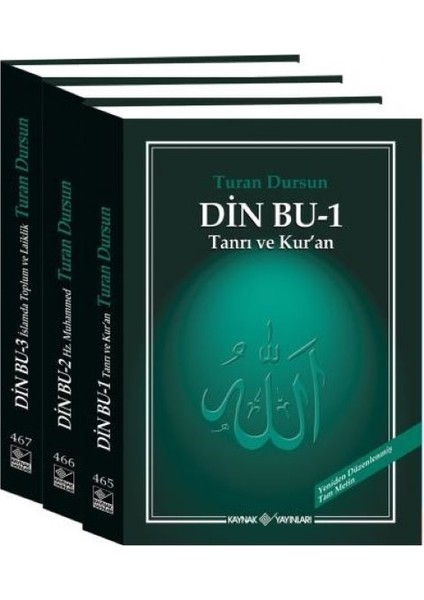 Din Bu Turan Dursun 1-2-3 Kitap Set - Turan Dursun