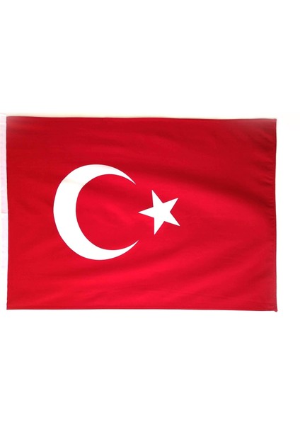Türk Bayrağı Alpaka Kumaş Fabrikasyon Baskı 100 x 150 cm