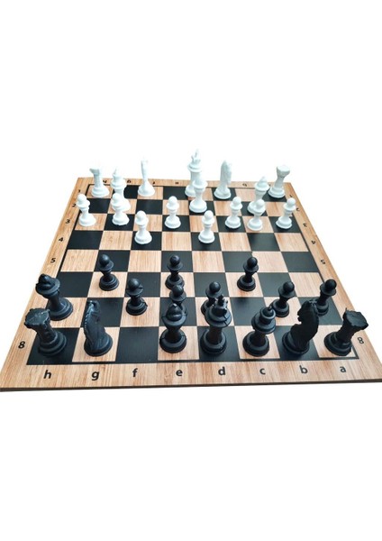 Ahşap Tablalı Satranç Takımı