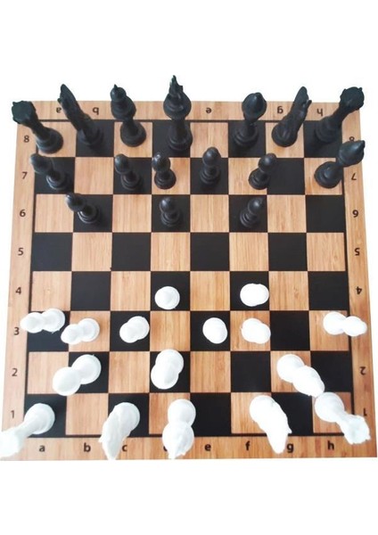 Ahşap Tablalı Satranç Takımı