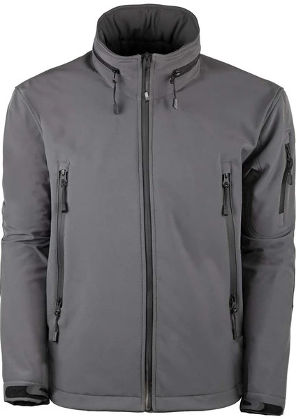 VAV Wear Shellht 04 Softshell Mont  Su Rüzgar Geçirmez Su Itici Gizlenebilir Kapüşon