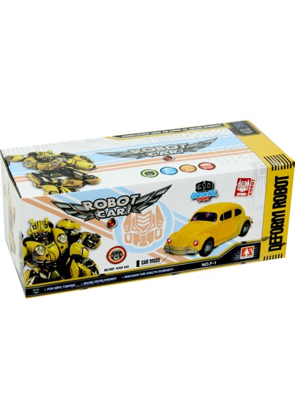 Robot Car Pilli Robota Dönüşen Araba