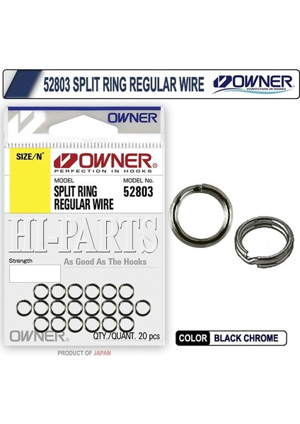 52803 Split Ring Halka Size:4 20'li Paket