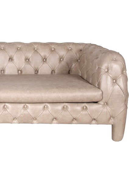 Real Leather Italyan Chesterfield