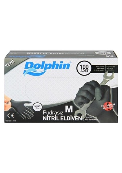 Siyah Nitril Eldiven Extra Kalın Medıum fiyatları