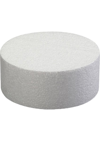 Strafor Yuvarlak Maket Pasta 24 x 10 cm