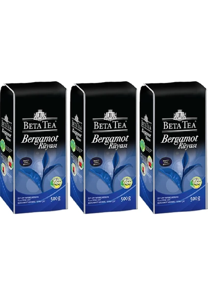 Beta Tea Bergamot Rüyası 500 gr x 3'lü