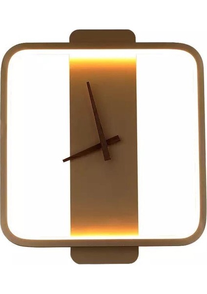 Voxlamplighting Özel Tasarım Saat Duvar Aplik LED Kare
