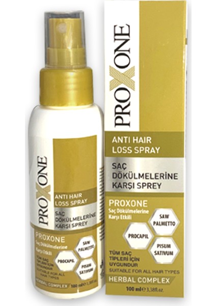 Saç Dökülmelerine Karşı Sprey 100 ml